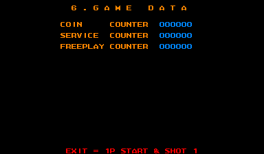 Game Data Screen